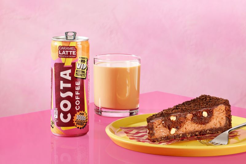 Costa Coffee RTD Latte & Chocolate Cheesecake Summer 2024